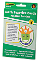 Edupress Brain Blasters Math Problem Solving Practice Cards, 4 3/4" x 7", Grade 3, Pack Of 40