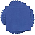 JAM PAPER Medium Lunch Napkins - 6 1/2 x 6 1/2 - Blue - 40/Pack  1 thumbnail image