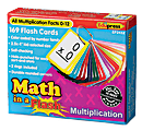 Edupress Math In A Flash Cards, Multiplication, Grades 2 - 5, Pack Of 169