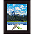 Amanti Art Wood Picture Frame, 24" x 30", Matted For 18" x 24", Portico Espresso