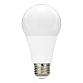 Euri A19 Dimmable 450 Lumens LED Bulbs, 5.5 Watt, 3000 Kelvin/Warm White, Pack Of 3 Bulbs