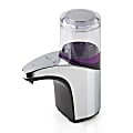 Mind Reader Automatic Touchless Hand Soap Dispenser With Clear Chamber, Silver