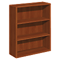 HON® 10700 Series Laminate Bookcase, 3 Shelves, Cognac