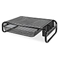 Lorell® Mesh Monitor/Printer Stand, Black 1 thumbnail image