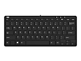 Adesso® SlimTouch 510 USB Mini Keyboard With USB Hub, Black