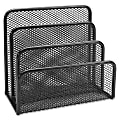 Lorell® Mesh Vertical Sorter, Black