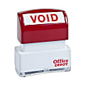 Office Depot® Brand Pre-Inked Message Stamp, "Void", Red