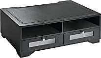 Victor® Midnight Black Wood Printer Stand, 8"H x 21 7/8"W x 15 5/16"D 1 thumbnail image