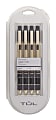 TUL® GL Series Retractable Gel Pens, Medium Point, 0.7 mm, Black Barrel With Gold Block, Black Ink, Pack Of 4 Pens 1 thumbnail image