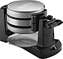 Cuisinart™ Double Belgian Waffle Maker, 19-13/16”H x 15-1/8”W x 8-5/16”D, Silver