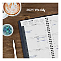 AT-A-GLANCE® Weekly Appointment Book/Planner, 5-1/2" x 8-1/2", Blue, January to December 2021, 7007520 1 thumbnail image