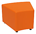 Marco Group Sonik 30° Curve Bench, 16"H, Papaya Orange 1 thumbnail image
