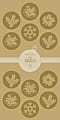 Geo Studios Holiday-Themed Adhesive Seals, 4-3/4” x 10”, Gold Foil, Pack Of 40 Seals 1 thumbnail image