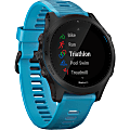 Garmin Forerunner 945 GPS Watch - Wrist - 1.2" - 240 x 240 - Bluetooth - Wireless LAN - GPS - 336 Hour - Round - Blue