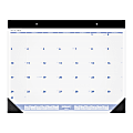 AT-A-GLANCE® Monthly Desk Pad Calendar, 24" x 19", Blue/Gray, January To December 2021, SW23000 1 thumbnail image