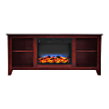 Cambridge® Santa Monica Electric Fireplace And Entertainment Stand With Multicolor LED Insert, Cherry 1 thumbnail image
