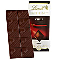 Lindt Excellence Chocolate, Chili Chocolate Bars, 3.5 Oz, Box Of 12 1 thumbnail image
