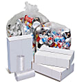 Highmark™ LL 1.2-mil Trash Can Liners, 32 Gallons, Clear, Pack Of 150