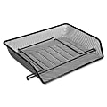 Lorell® Mesh Side-Loading Document Tray, Letter/Legal Size, Black, Set Of 2 1 thumbnail image