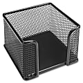 Lorell® Mesh Memo Holder, Black