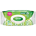 Kleenex Sensitive Wet Wipes - 7.70" x 6.70" - White - Fragrance-free, Alcohol-free, Paraben-free, Phthalate-free, Sulfate-free, Strong, Soft - For Skin, Hand, Face, Body - 48 Per Pack - 8 / Carton 1 thumbnail image