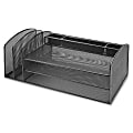 Lorell® Mesh Desk Sorter, Black 1 thumbnail image
