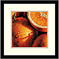 Amanti Art Oranges Framed Art Print By Alma'Ch, 15"H x 15"W, Black 1 thumbnail image