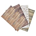 Pacon® Ella Bella Photography Backdrop Paper, 48" x 12', Assorted Wood, Pack Of 4 Rolls 1 thumbnail image
