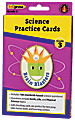 Edupress Brain Blasters Science Practice Cards, 4 3/4" x 7", Grade 3, Pack Of 40