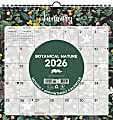 2026-2027 Willow Creek Press Monthly Spiral Wall Calendar, 12" x 12", Botanical Nature, July 2026 To June 2027, 54727 1 thumbnail image