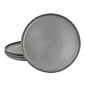 Our Table Landon 4-Piece Round Stoneware Salad Plate Set, 8-7/16”, Truffle 1 thumbnail image
