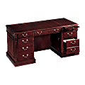 DMI® Keswick Series 66"-Wide Executive Desk, English Cherry