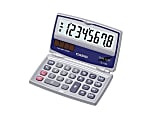 Casio® Basic Folding Compact Calculator, Silver, SL100L 1 thumbnail image