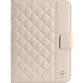 Belkin Carrying Case (Portfolio) iPad mini - Cream - Bump Resistant, Scuff Resistant, Scratch Resistant - Thermoplastic Polyurethane (TPU), Polyurethane - Quilted - 8.2" Height x 5.9" Width x 0.9" Depth 1 thumbnail image