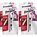 Energizer LED Pen Light - LED - Bulb - 1 W - 6 lm Lumen - AAA - Battery - Stainless Steel - Drop Resistant - Silver - 4 / Carton 1 thumbnail image