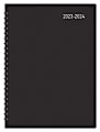 2023-2024 Office Depot® Brand 18-Month Weekly/Monthly Academic Planner, 6" x 8", 30% Recycled, Black, July 2023 to December 2024 1 thumbnail image