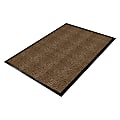 Genuine Joe Dual-Ribbed Indoor Floor Mat, 3' x 5', Chocolate