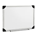 Lorell® Non-Magnetic Dry-Erase Whiteboard, 48" x 36", Aluminum Frame With Silver Finish 1 thumbnail image