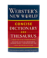 Webster's New World Concise Dictionary And Thesaurus
