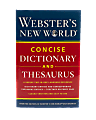 Webster's New World Concise Dictionary And Thesaurus 1 thumbnail image