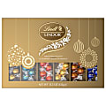 Lindt LINDOR Holiday Deluxe Assorted Chocolate Candy Truffles Gift Box, 15.2 Oz 1 thumbnail image