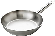 Hoffman Browne Steel Non-Stick Frying Pans, 8", Silver, Set Of 12 Pans