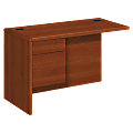 HON® 10700 48"W Left Desk Return, Cognac 1 thumbnail image