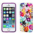 Speck® CandyShell™ Inked Case For Apple® iPhone® 5/5s, Bold Blossoms/Revolution Purple