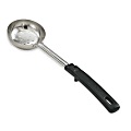 Vollrath Spoodle Perforated Portion Spoon With Antimicrobial Protection, Notch, 3 Oz, Black 1 thumbnail image