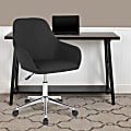 Flash Furniture Cortana Home And Office Mid-Back Office Chair, Fabric, Black 1 thumbnail image