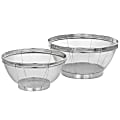 Martha Stewart Stainless-Steel 2-Piece Strainer Set