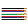 Musgrave Pencil Co. Wood Case Hex Pencils, 2.11 mm, #2 Lead, Assorted Colors, Pack Of 144 1 thumbnail image