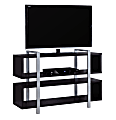 Monarch Specialties Bookcase TV Stand For Flat-Screen TVs Up To 48", Cappuccino