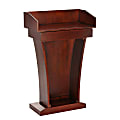 Alpine AdirOffice Stand-Up Floor Podium Lectern With Drawer And Storage Area, 43-5/16”H x 27-9/16”W x 14”D, Cherry 1 thumbnail image
